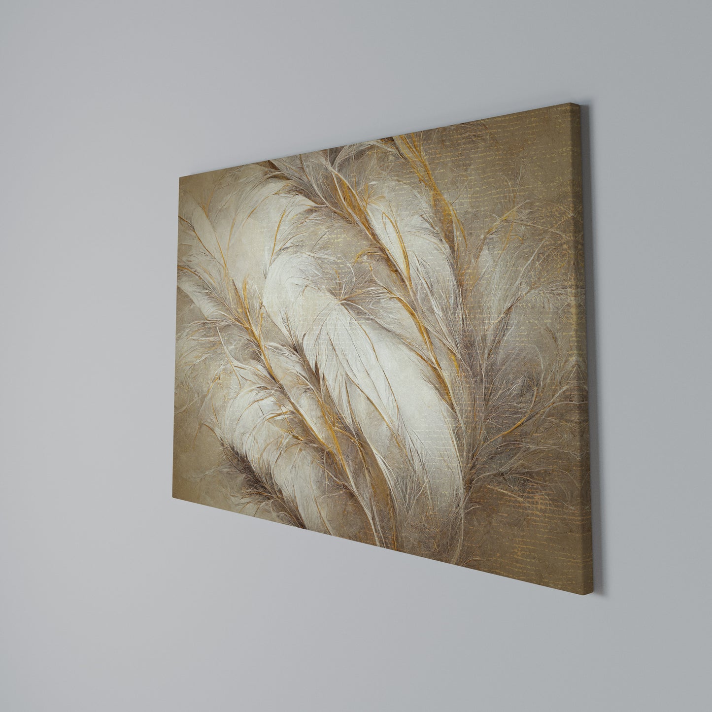 SOFT PLUMAGE Stampa su tela orizzontale