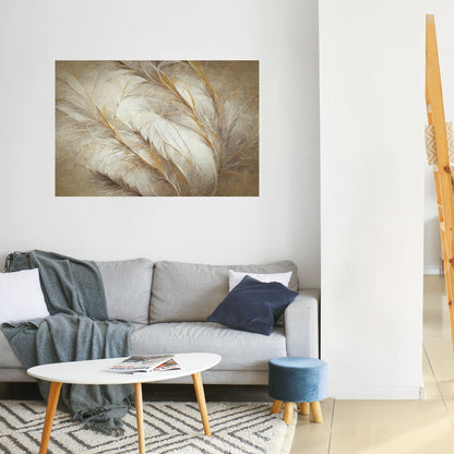 Poster orizzontale staccabile e attaccabile SOFT PLUMAGE
