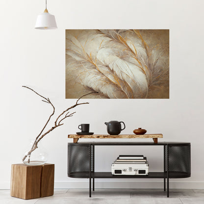 Poster orizzontale staccabile e attaccabile SOFT PLUMAGE