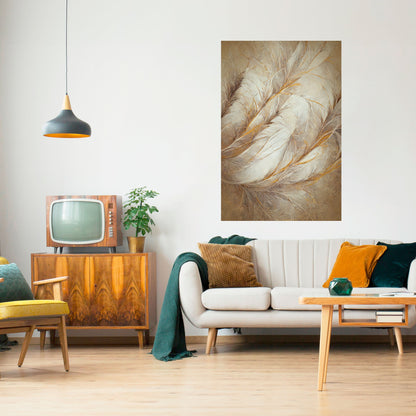 Poster verticale staccabile e attaccabile SOFT PLUMAGE
