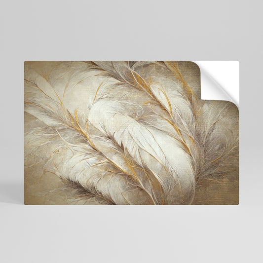 Poster orizzontale staccabile e attaccabile SOFT PLUMAGE