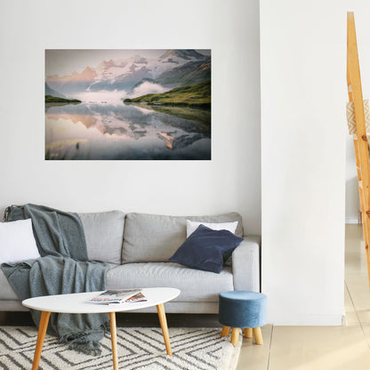 Poster orizzontale staccabile e attaccabile FOGGY HORIZON