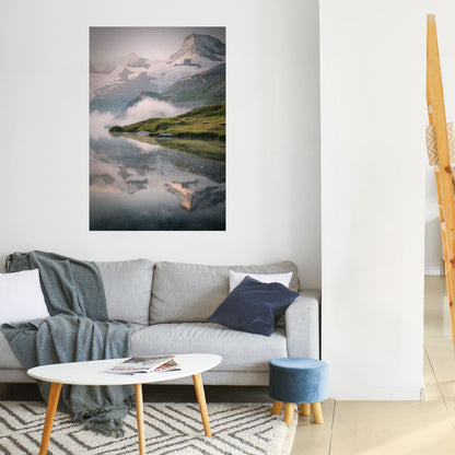 Poster verticale staccabile e attaccabile FOGGY HORIZON