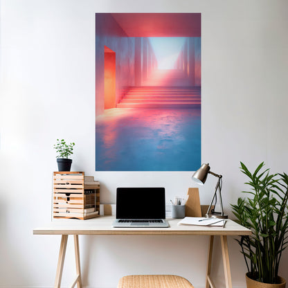 Poster verticale staccabile e attaccabile BRIGHT DIRECTION