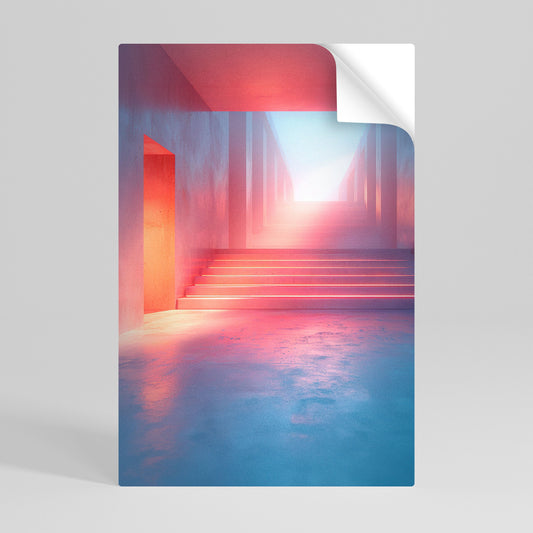 Poster verticale staccabile e attaccabile BRIGHT DIRECTION