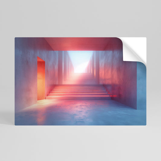 Poster orizzontale staccabile e attaccabile BRIGHT DIRECTION