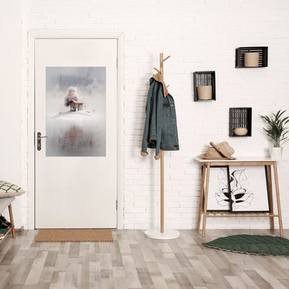 SILENT CABIN Poster verticale staccabile e attaccabile