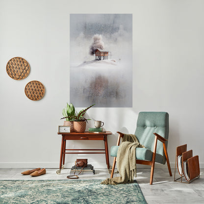 SILENT CABIN Poster verticale staccabile e attaccabile