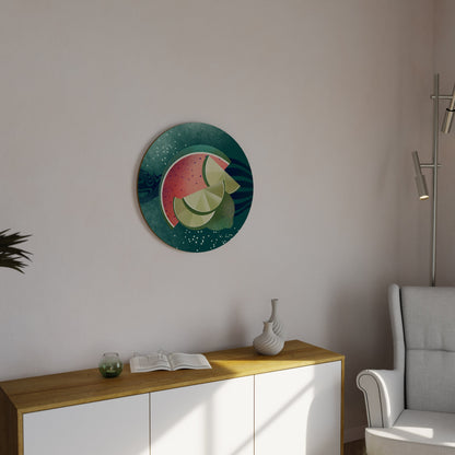 FRUIT POWER Round Wall Art