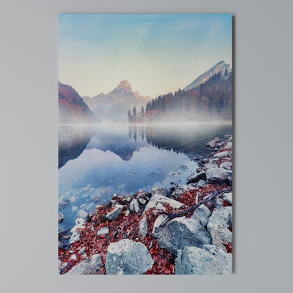 TRANQUIL WATERSCAPE Stampa su Tela Verticale
