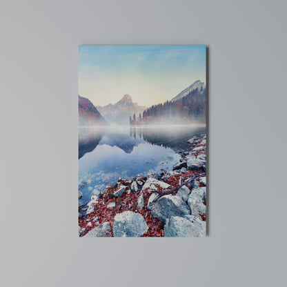 TRANQUIL WATERSCAPE Stampa su Tela Verticale