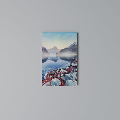 TRANQUIL WATERSCAPE Stampa su Tela Verticale