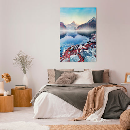 TRANQUIL WATERSCAPE Stampa su tela verticale