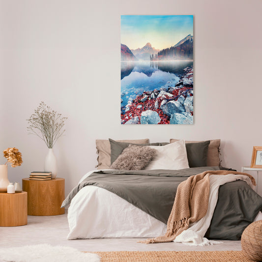 TRANQUIL WATERSCAPE Vertical Canvas Print