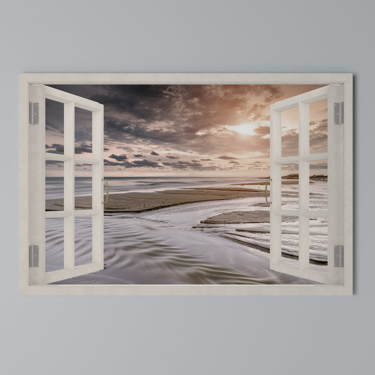 OPENING TO SERENITY Horizontal Canvas Print