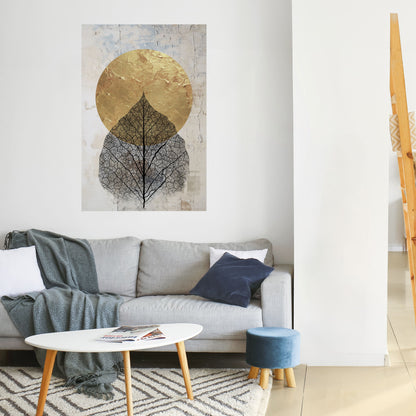 Poster verticale staccabile e attaccabile GOLD NERVATIO