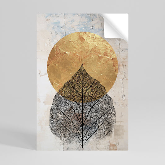 Poster verticale staccabile e attaccabile GOLD NERVATIO
