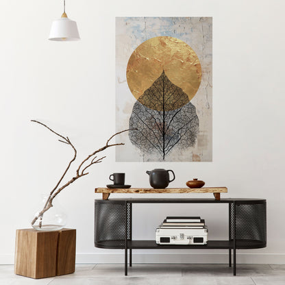 Poster verticale staccabile e attaccabile GOLD NERVATIO