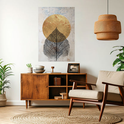 Poster verticale staccabile e attaccabile GOLD NERVATIO