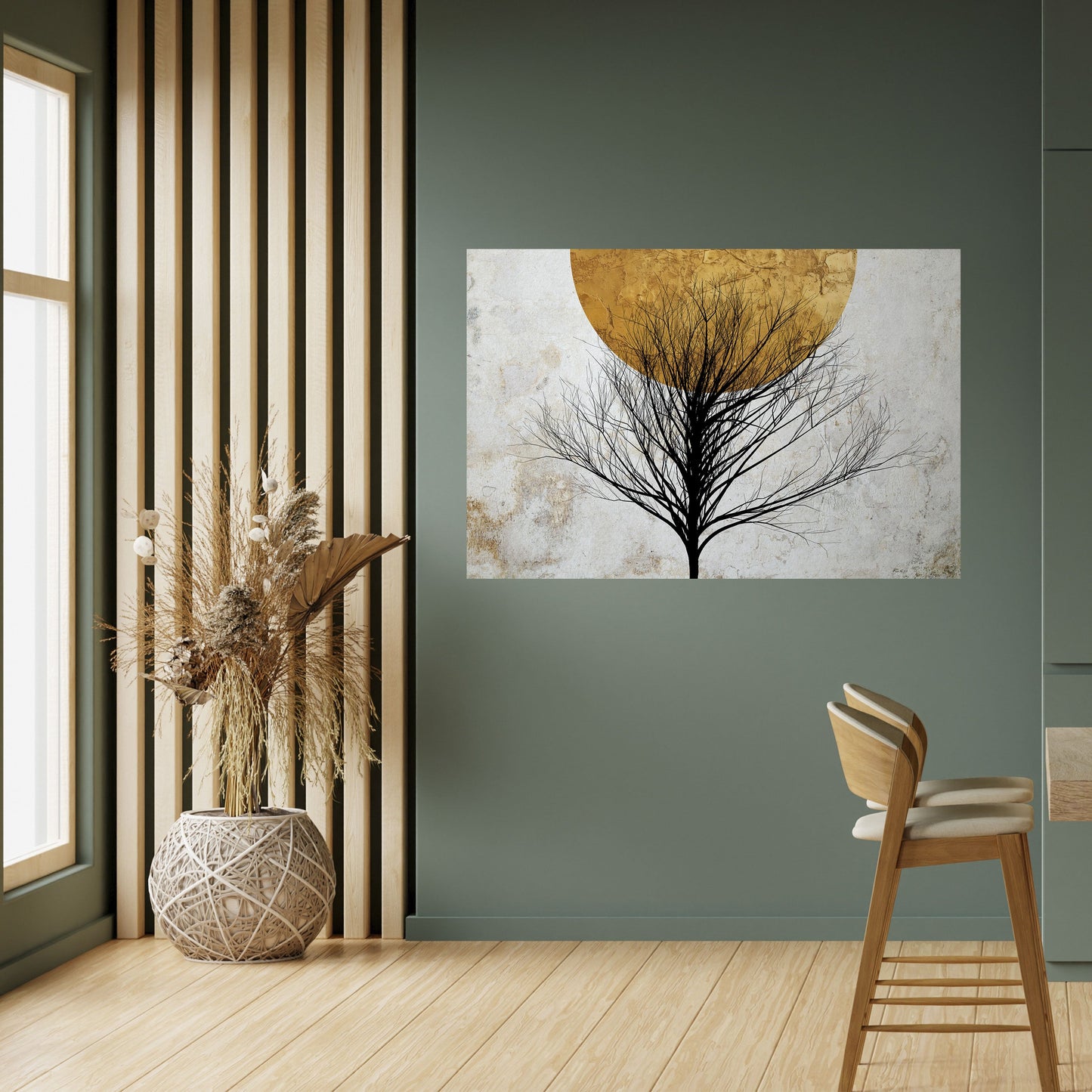Poster orizzontale staccabile e attaccabile LONELY TREE