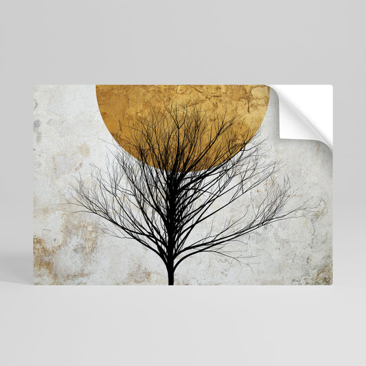 Poster orizzontale staccabile e attaccabile LONELY TREE
