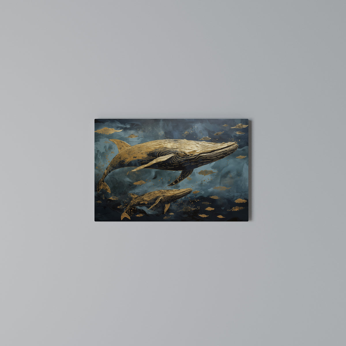 WHALE SONG SYMPHONY Horizontal Canvas Print