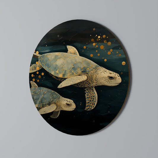 SERENE JOURNEY Round Wall Art