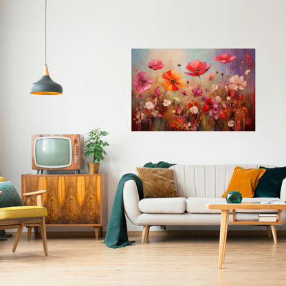 GARDEN DAYDREAM Poster orizzontale staccabile e attaccabile