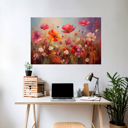 GARDEN DAYDREAM Poster orizzontale staccabile e attaccabile