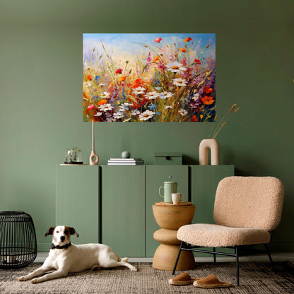 DAISY DAYDREAMS Poster orizzontale staccabile e attaccabile