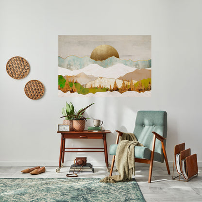 Poster orizzontale staccabile e attaccabile GOLDEN WINTER