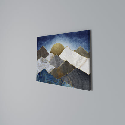 SHEEN OF PEAKS Stampa su tela orizzontale