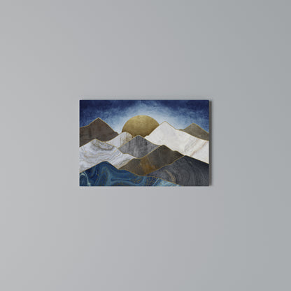 SHEEN OF PEAKS Stampa su tela orizzontale