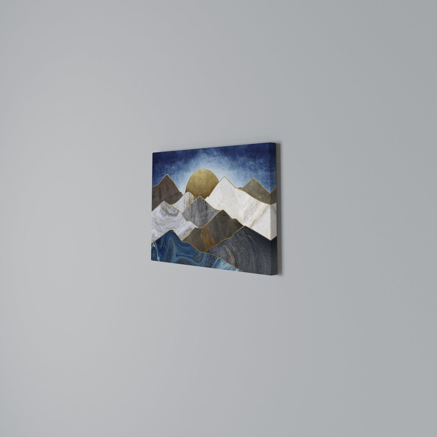 SHEEN OF PEAKS Stampa su tela orizzontale