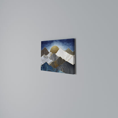 SHEEN OF PEAKS Stampa su tela orizzontale