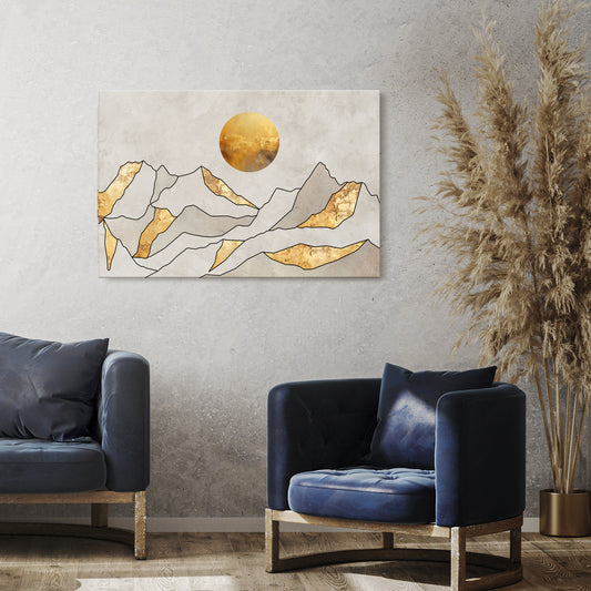 SUNNY BLAZE Horizontal Canvas Print