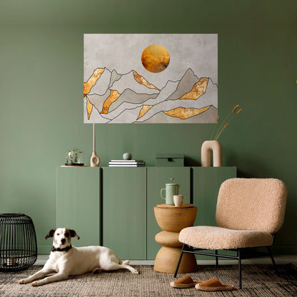 Poster orizzontale SUNNY BLAZE stacca e attacca
