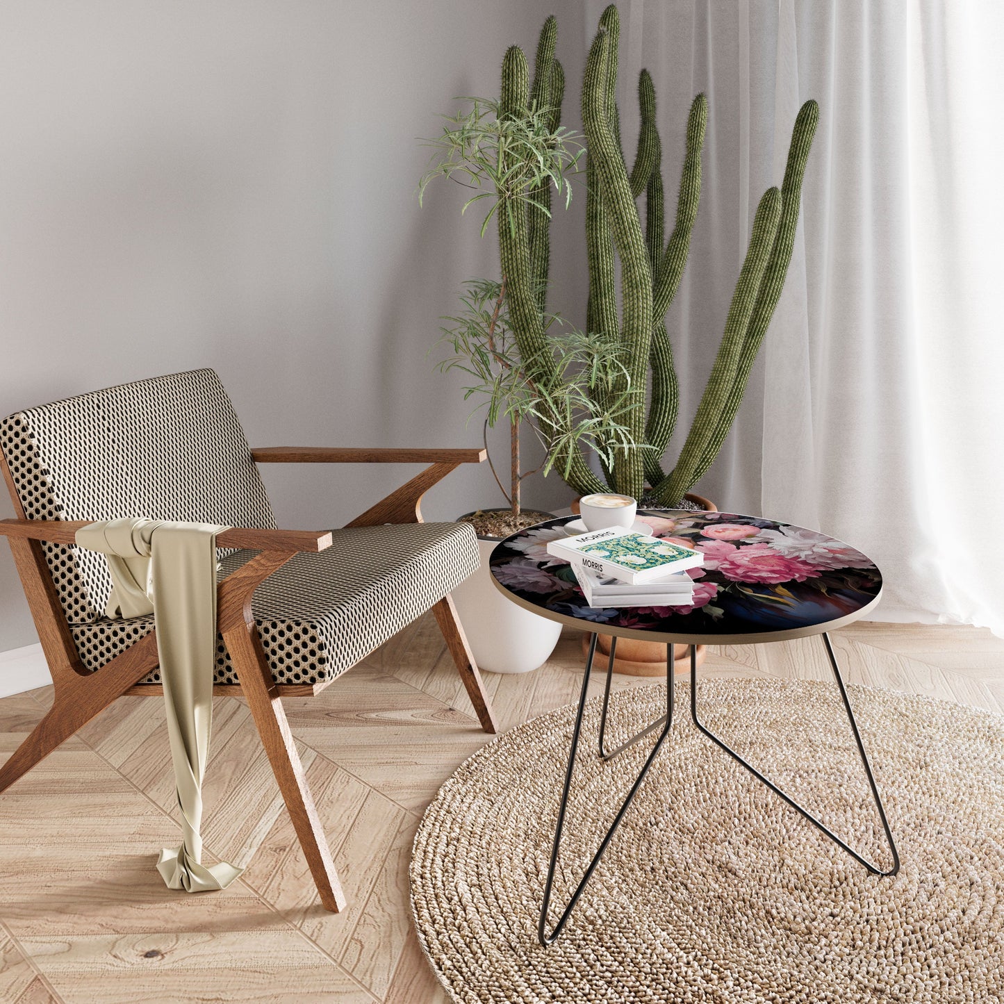 CRASHED PEONIES Tavolino grande