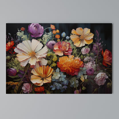 BLOOMING WILDERNESS Stampa su tela orizzontale