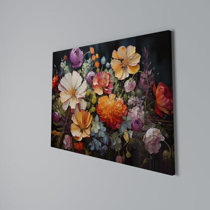 BLOOMING WILDERNESS Stampa su tela orizzontale
