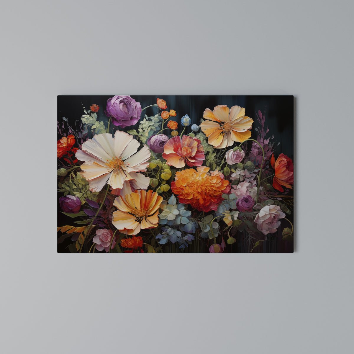 BLOOMING WILDERNESS Stampa su tela orizzontale