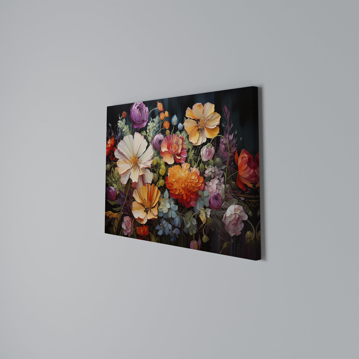BLOOMING WILDERNESS Stampa su tela orizzontale