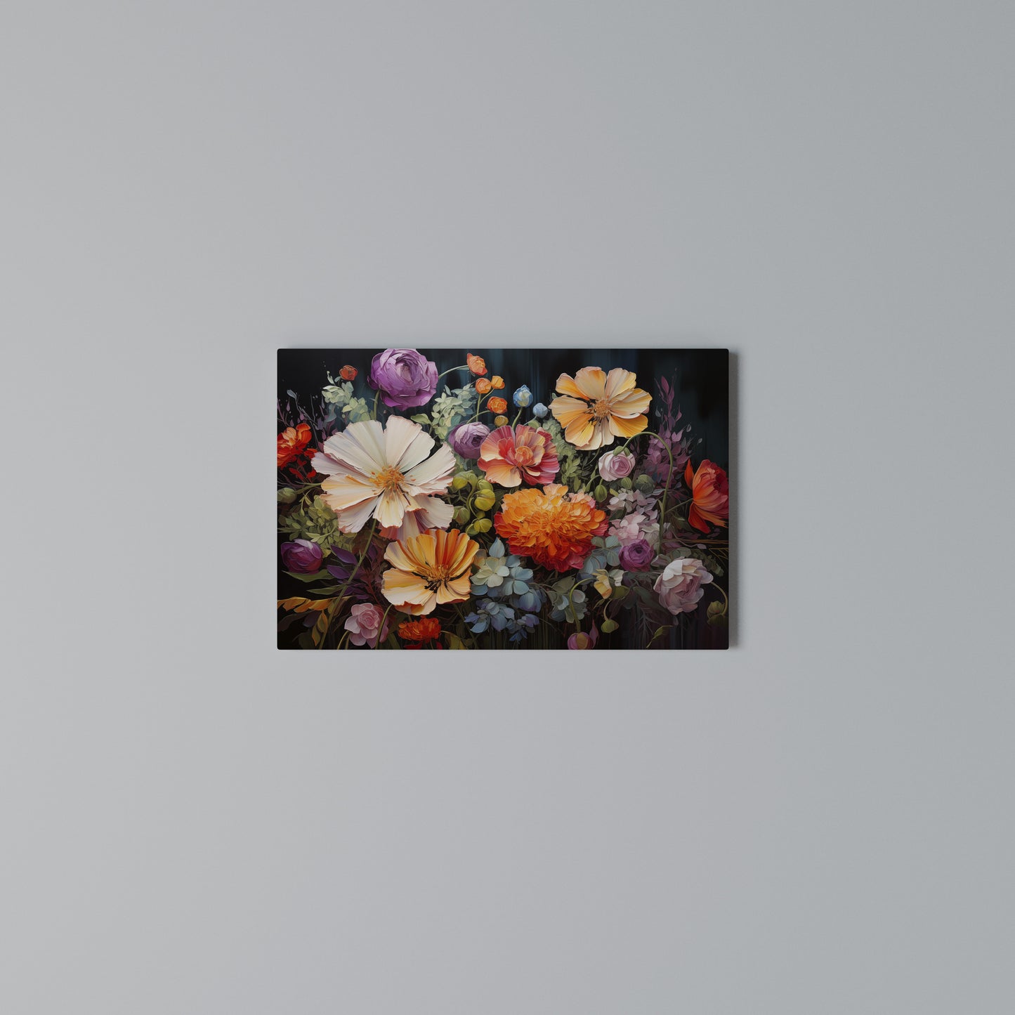 BLOOMING WILDERNESS Stampa su tela orizzontale