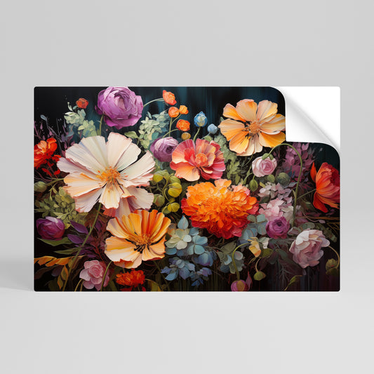 Poster orizzontale staccabile e attaccabile BLOOMING WILDERNESS