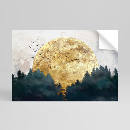 Poster orizzontale staccabile e attaccabile LUNA NASCENTE