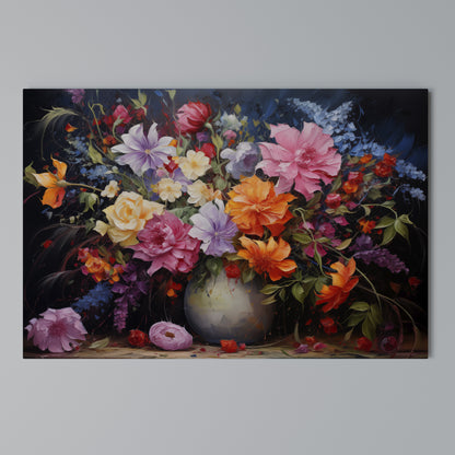 EUPHORIC BOUQUET Stampa su tela orizzontale
