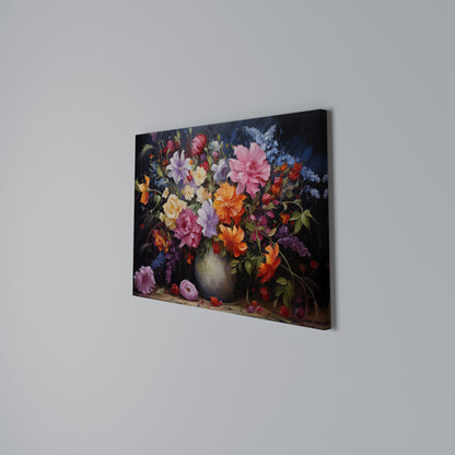 EUPHORIC BOUQUET Stampa su tela orizzontale