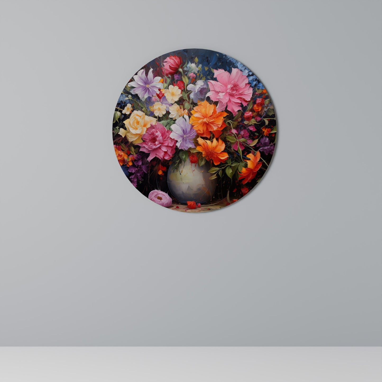 EUPHORIC BOUQUET - Decorazione murale rotonda