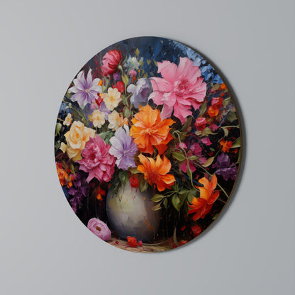 EUPHORIC BOUQUET - Decorazione murale rotonda
