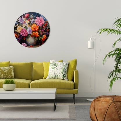 EUPHORIC BOUQUET - Decorazione murale rotonda